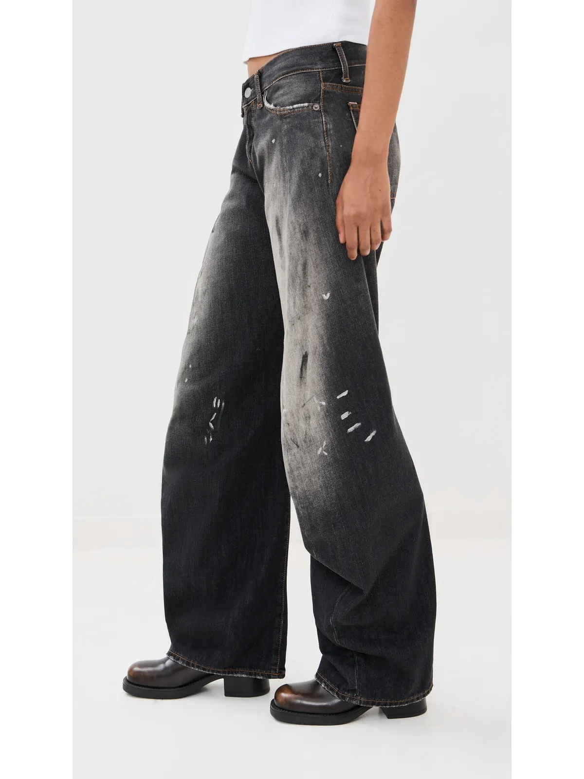Acne Studios Trafalgar 5 Pocket Jeans Black - 画像5