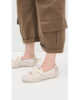 Acne Studios ビリアラ ボウ スニーカー オフホワイト - サムネイル3