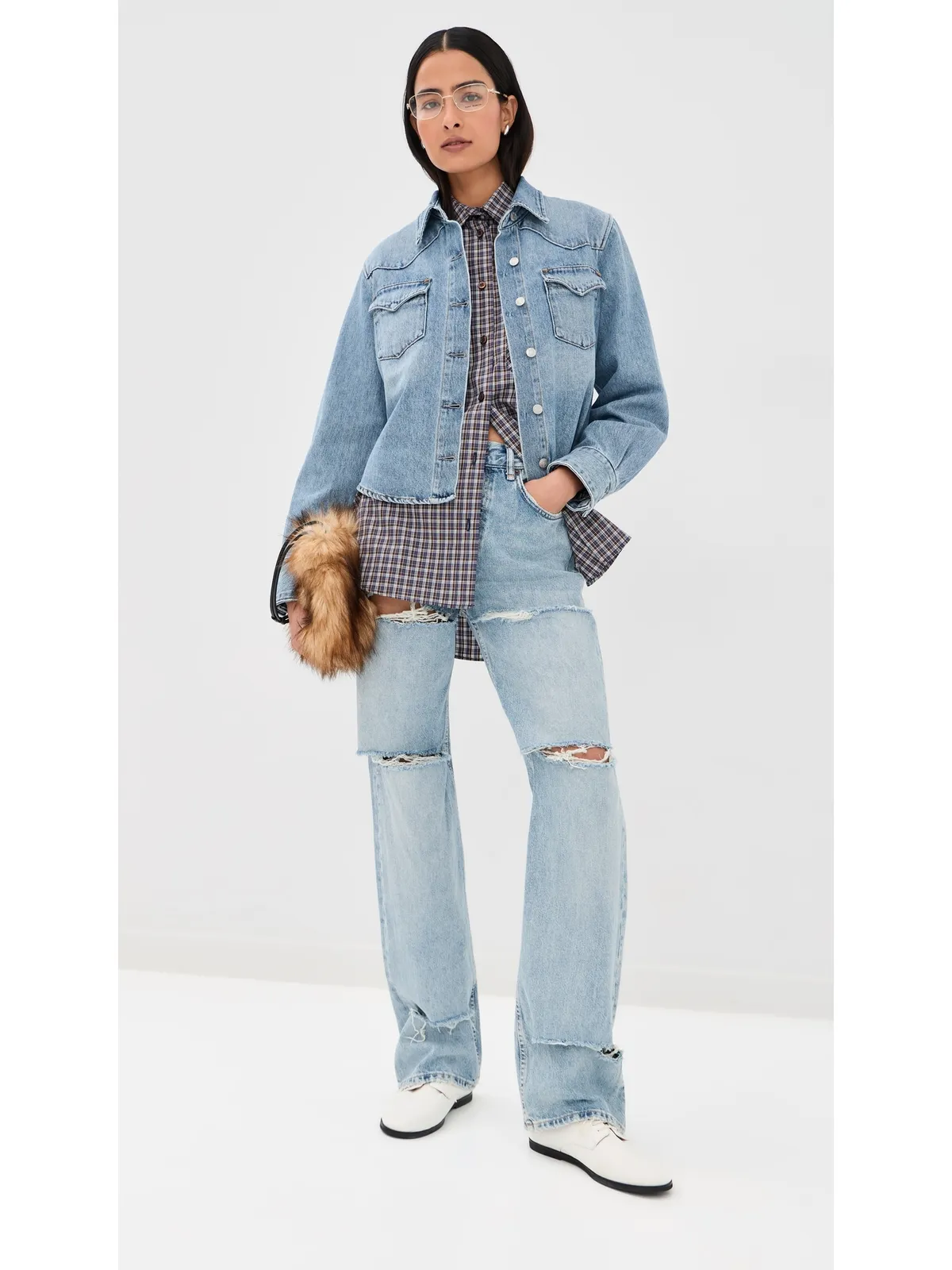 Acne Studios ライトクラウ ジーンズ ライトブルー M - 画像2