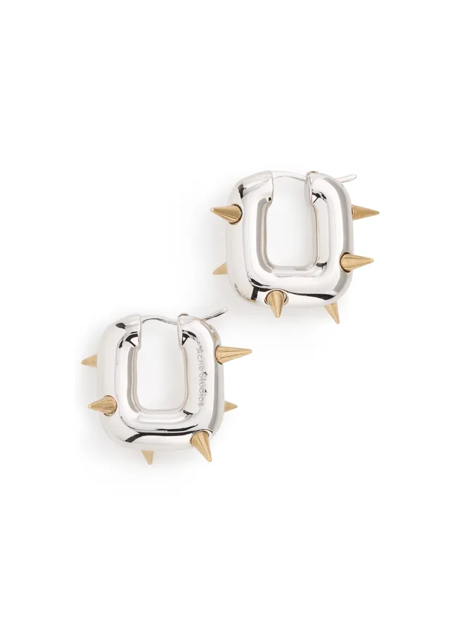 Acne Studios Acne Studios チャンキー ループ イヤリング シルバー/セミマットゴールド ワンサイズの商品画像