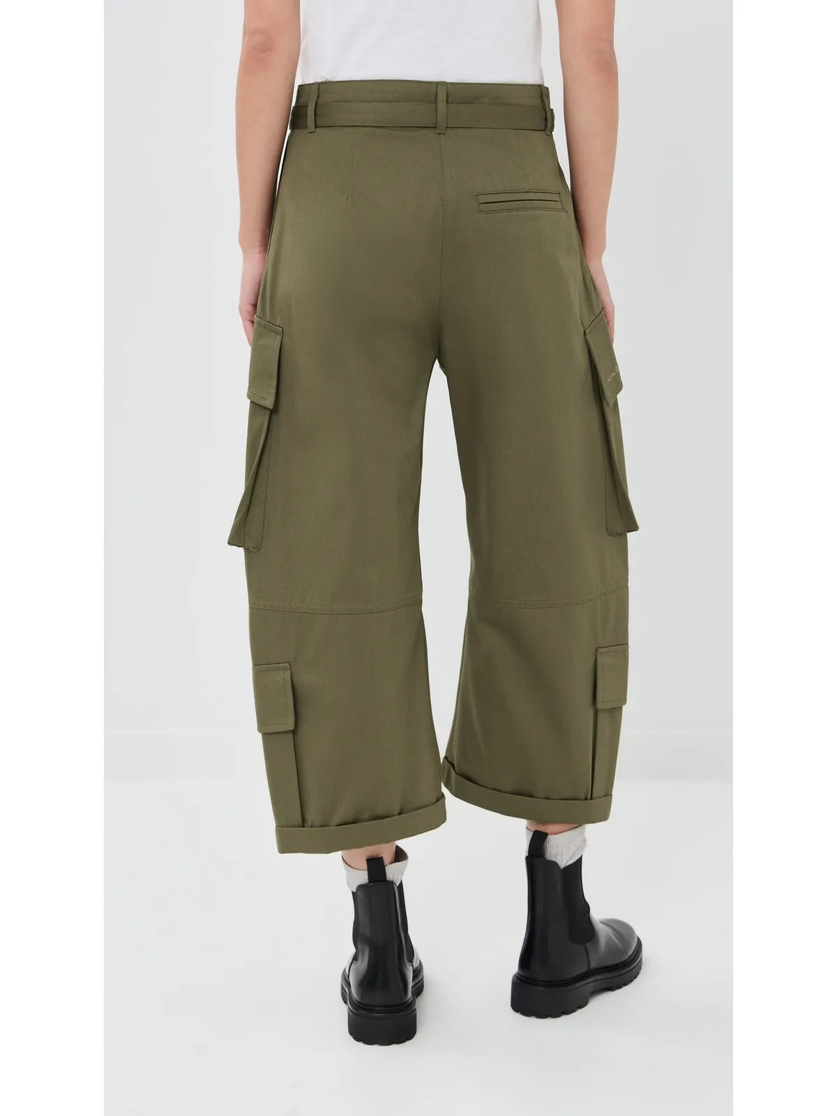 Acne Studios パンツ カーキグリーン - 画像4