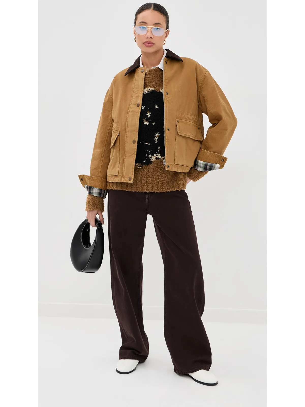 Acne Studios バーンジャケット 錆色ブラウン - 画像5