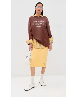 Acne Studios ミディスカート ウォームイエロー サイズM - サムネイル2
