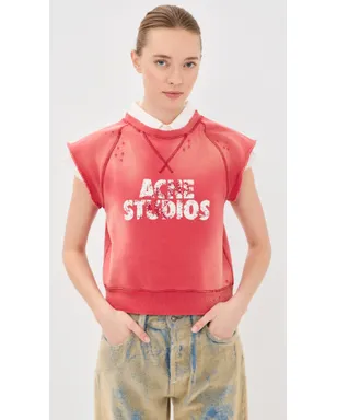 Acne Studios 半袖スウェットシャツ レッド/ホワイト M - サムネイル3