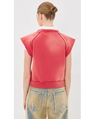 Acne Studios 半袖スウェットシャツ レッド/ホワイト M - サムネイル4