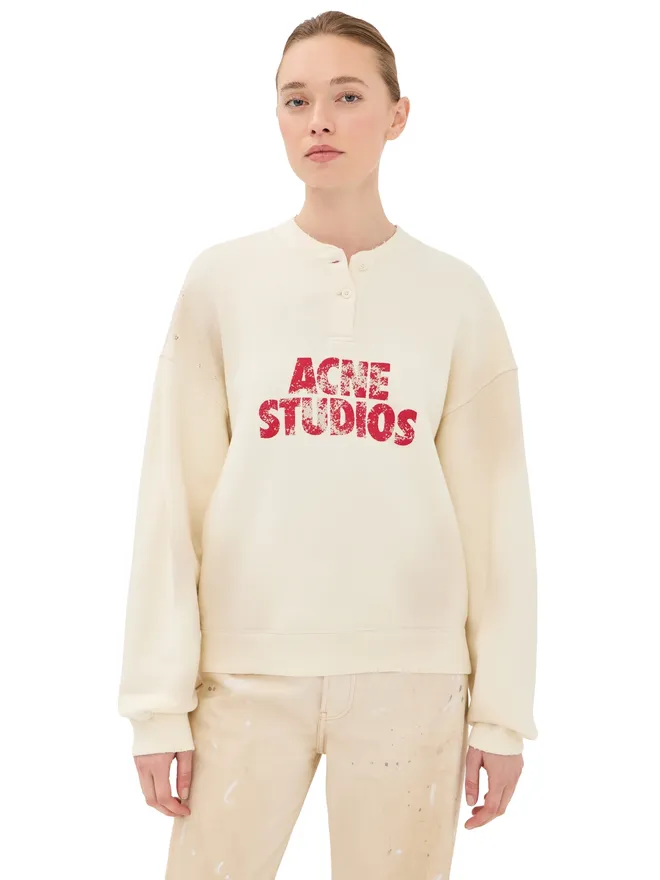 Acne Studios Acne Studios ロングスリーブ プルオーバー オフホワイトの商品画像