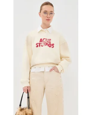 Acne Studios ロングスリーブ プルオーバー オフホワイト - サムネイル2