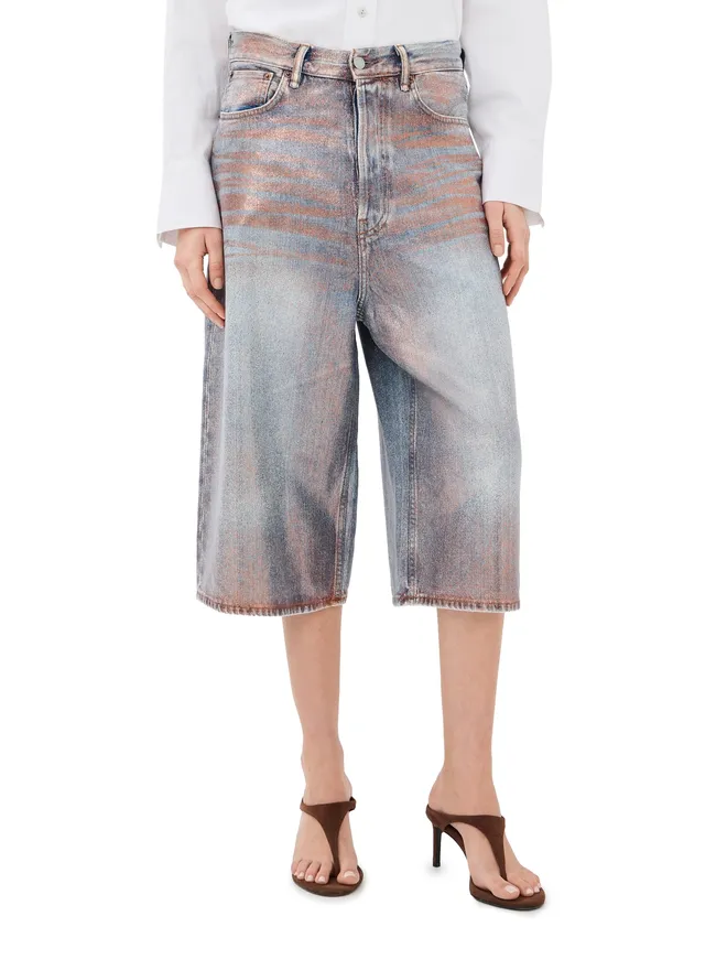 Acne Studios Acne Studios デニムショーツ ローズコッパー/ライトブルーの商品画像