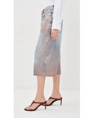 Acne Studios デニムショーツ ローズコッパー/ライトブルー - サムネイル5