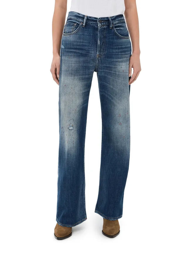 Acne Studios Acne Studios レギュラーフィット ジーンズ ミッドブルーの商品画像