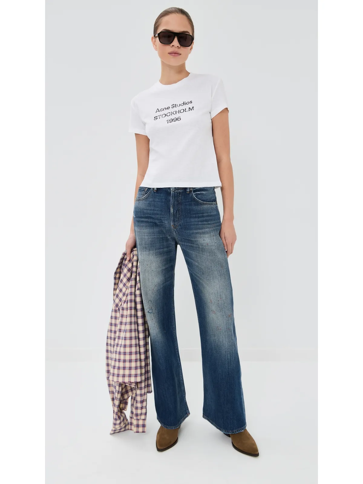 Acne Studios レギュラーフィット ジーンズ ミッドブルー - 画像5