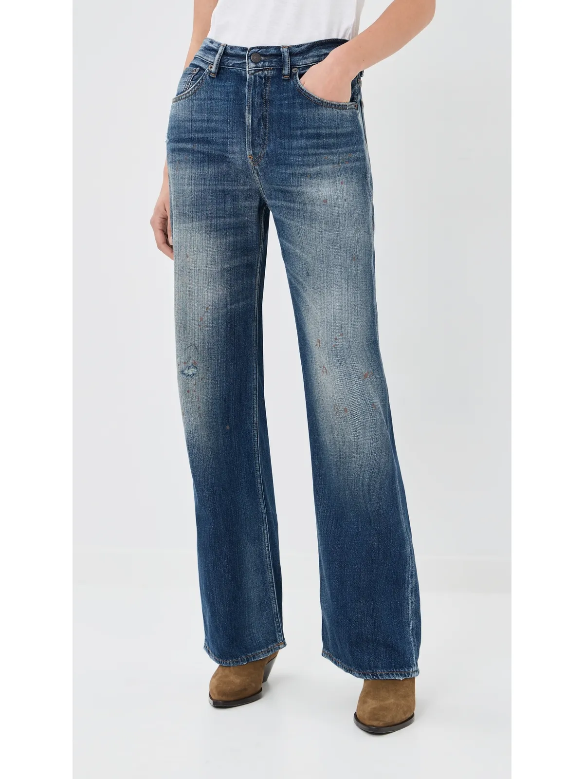Acne Studios レギュラーフィット ジーンズ ミッドブルー - 画像2