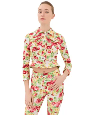 Acne Studios ボタンダウンジャケット ピンク/マルチ - サムネイル1