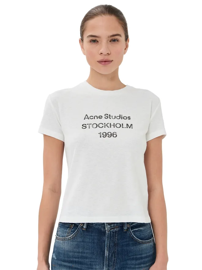 Acne Studios Acne Studios Tシャツ オフホワイトの商品画像