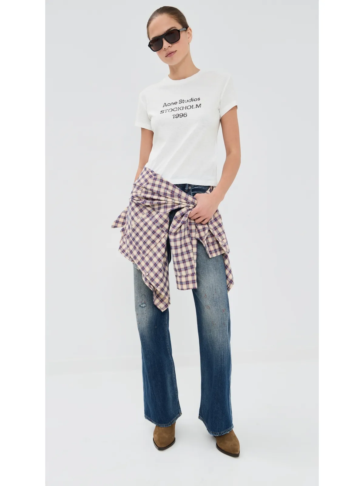 Acne Studios Tシャツ オフホワイト - 画像5