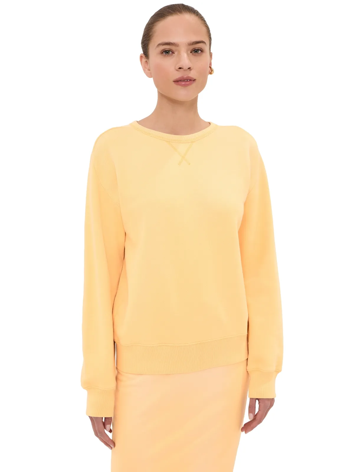 Acne Studios プルオーバー スウェットシャツ ライトイエロー - 画像1