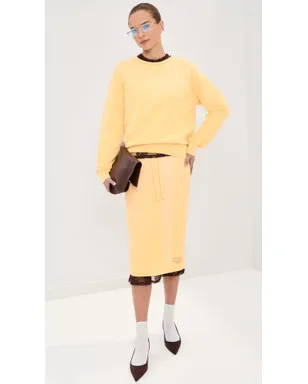 Acne Studios プルオーバー スウェットシャツ ライトイエロー - サムネイル5