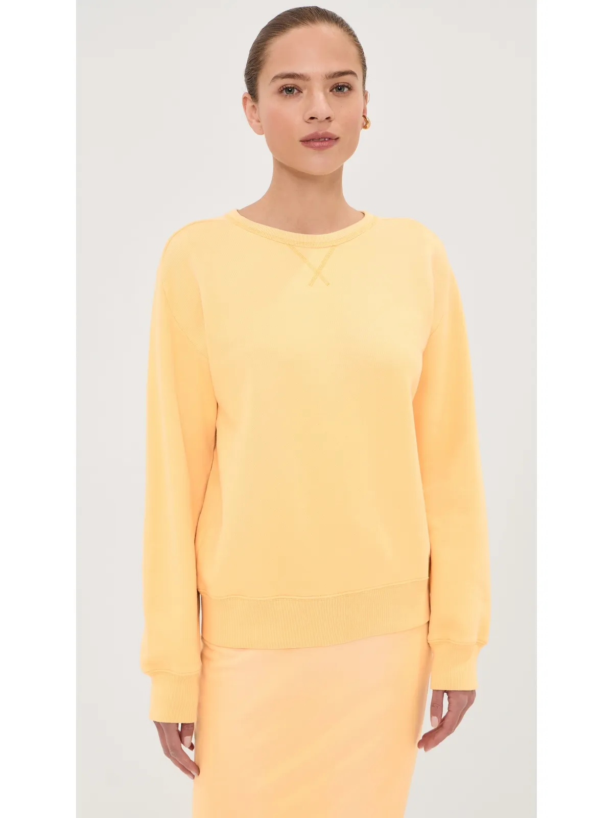 Acne Studios プルオーバー スウェットシャツ ライトイエロー - 画像3