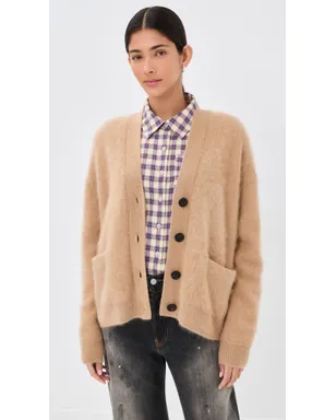 Acne Studios カシミヤ カーディガン ライトブラウン - サムネイル3