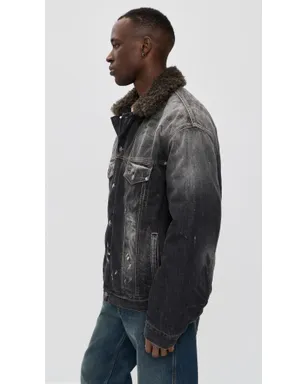 Acne Studios ロバート ラインド ジャケット ブラック M - サムネイル6