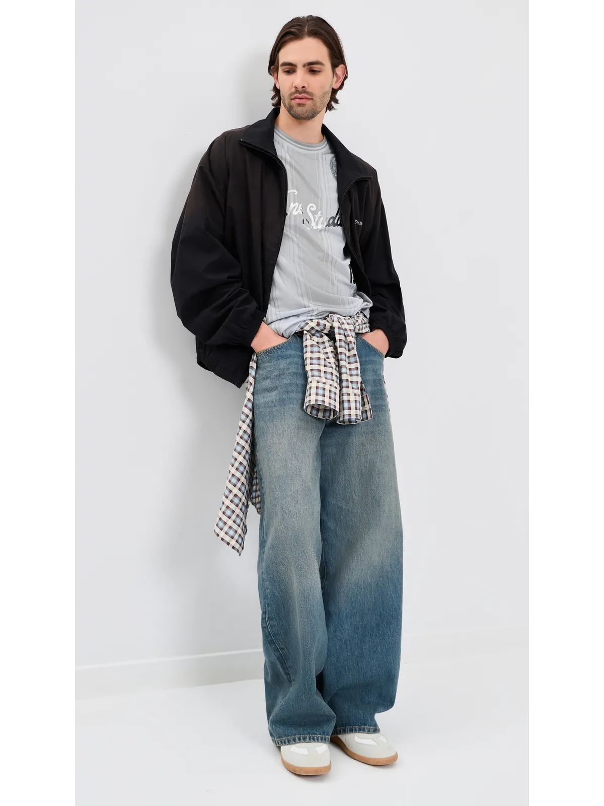 Acne Studios アーウィン スポーツ ジャージ グレー - 画像5