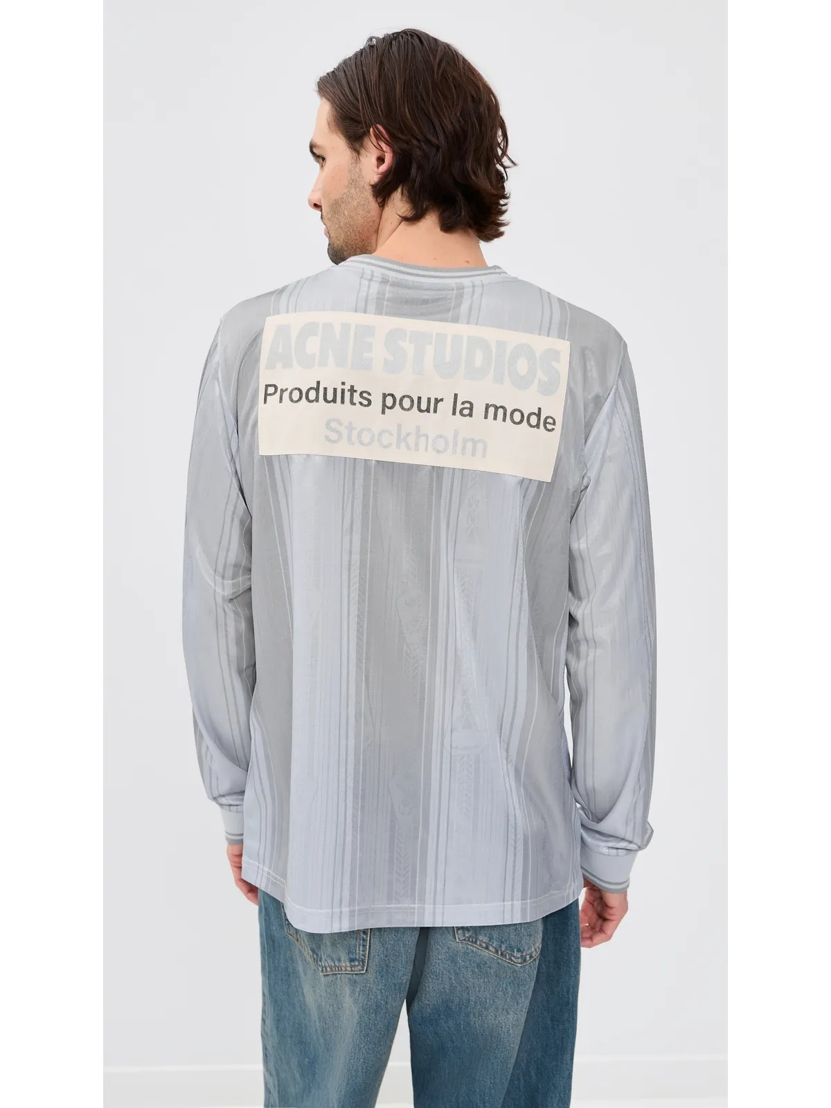 Acne Studios アーウィン スポーツ ジャージ グレー - 画像3