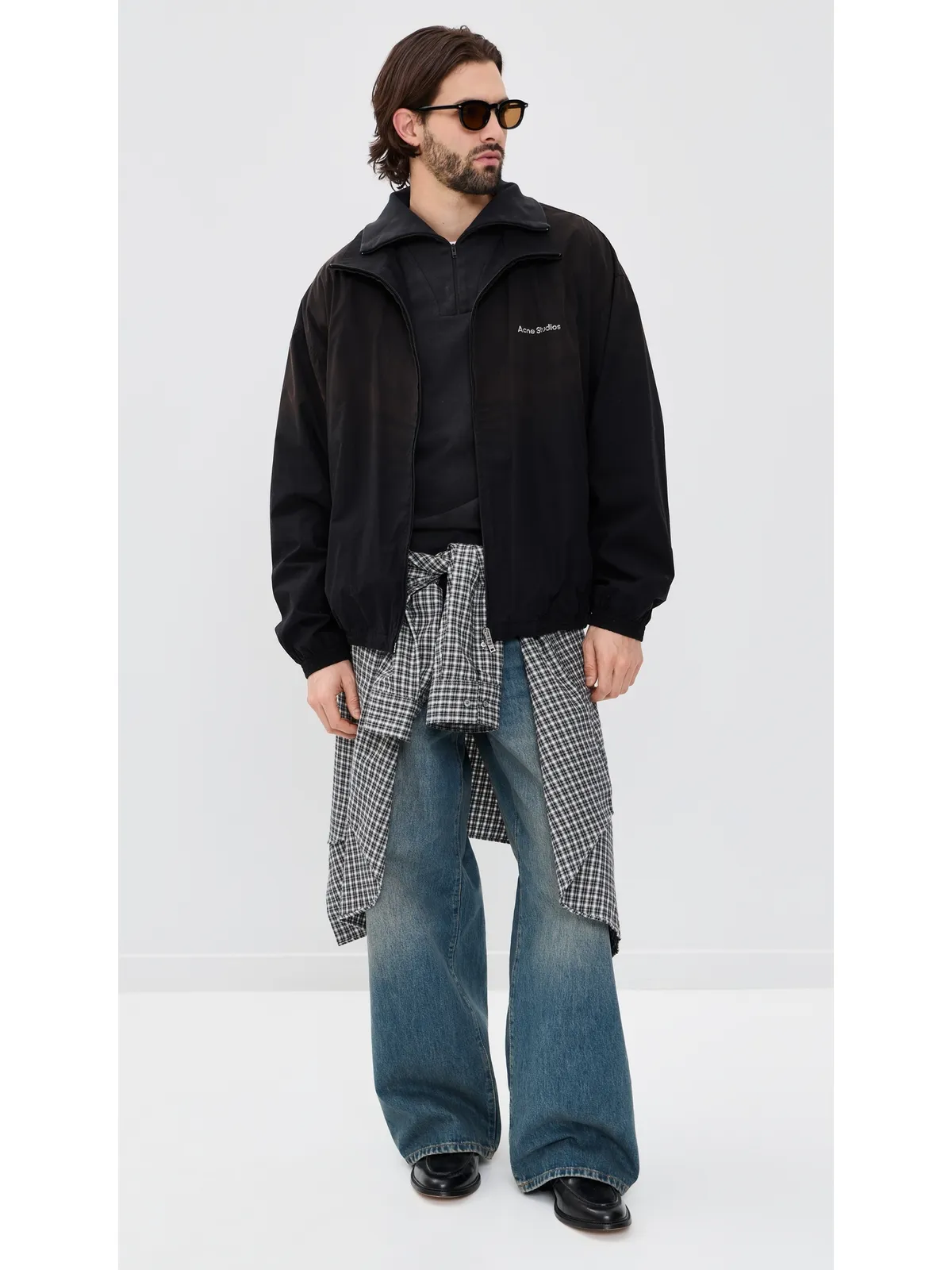 Acne Studios フォー・クォーター・ジップ・スウェットシャツ - 画像5