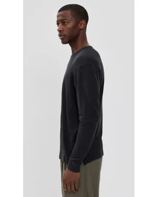 Alex Crane リネン ロングスリーブ Tシャツ - サムネイル4