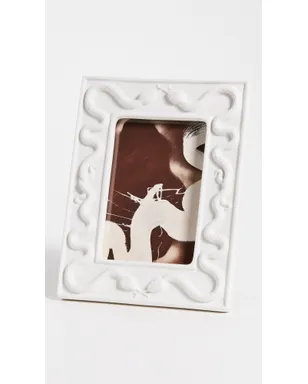 Jonathan Adler エデン・スネーク フレーム 4x6 ホワイト - サムネイル5