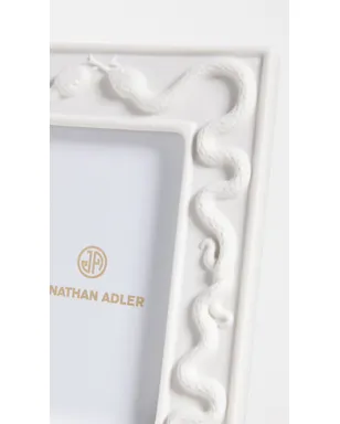 Jonathan Adler エデン・スネーク フレーム 4x6 ホワイト - サムネイル4