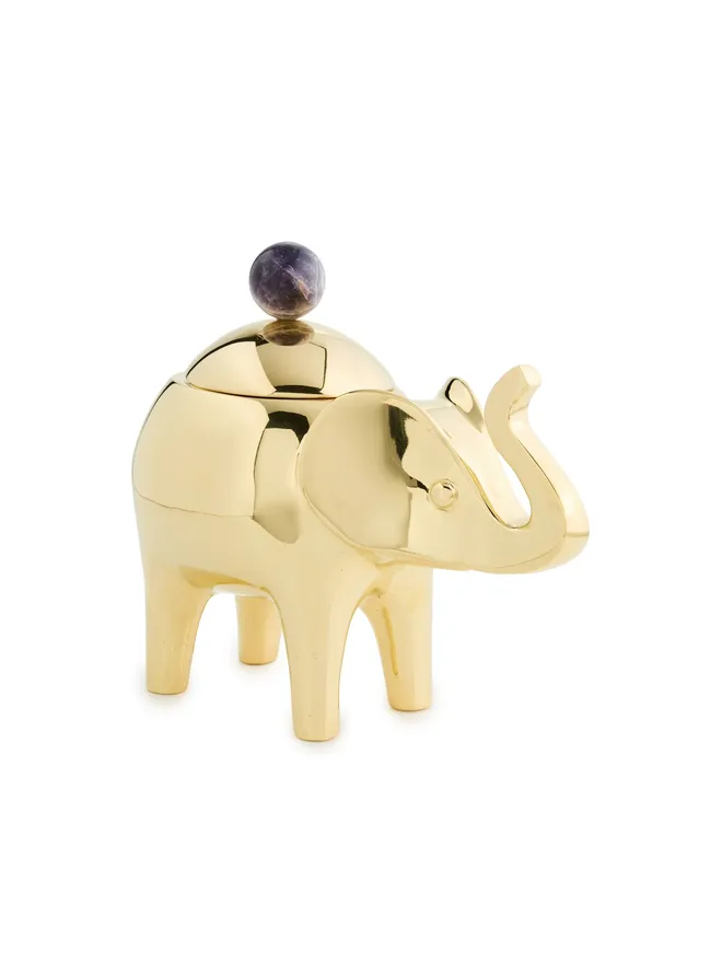 Jonathan Adler Jonathan Adler ブラス象のボックス ゴールドの商品画像