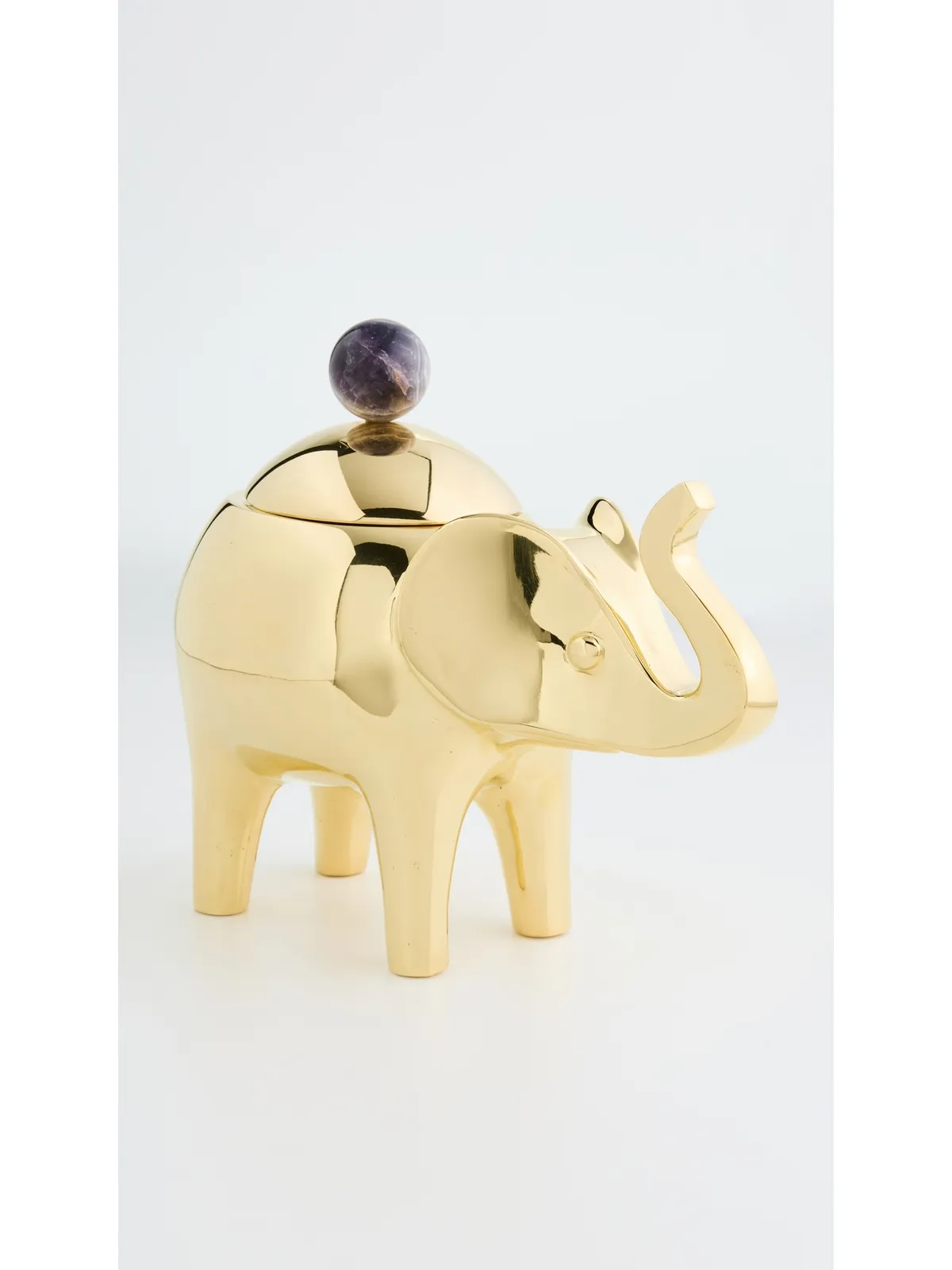 Jonathan Adler ブラス象のボックス ゴールド - 画像2