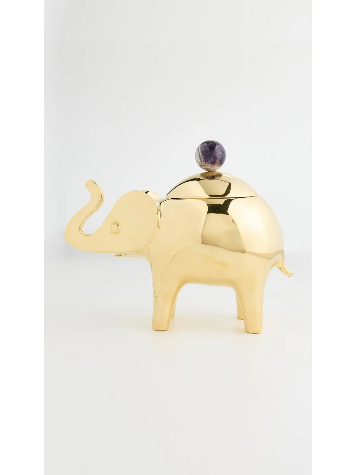 Jonathan Adler ブラス象のボックス ゴールド - 画像3