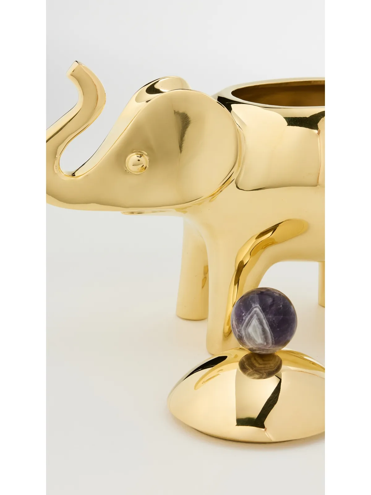 Jonathan Adler ブラス象のボックス ゴールド - 画像4