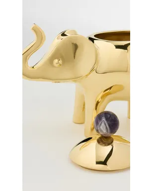 Jonathan Adler ブラス象のボックス ゴールド - サムネイル4