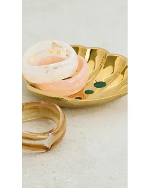 Jonathan Adler ブラス クラムシェル トレイ - サムネイル3