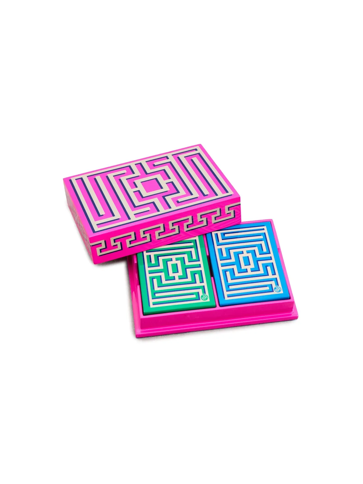Jonathan Adler ラビリンス ラッカー カードセット ブルー - 画像1