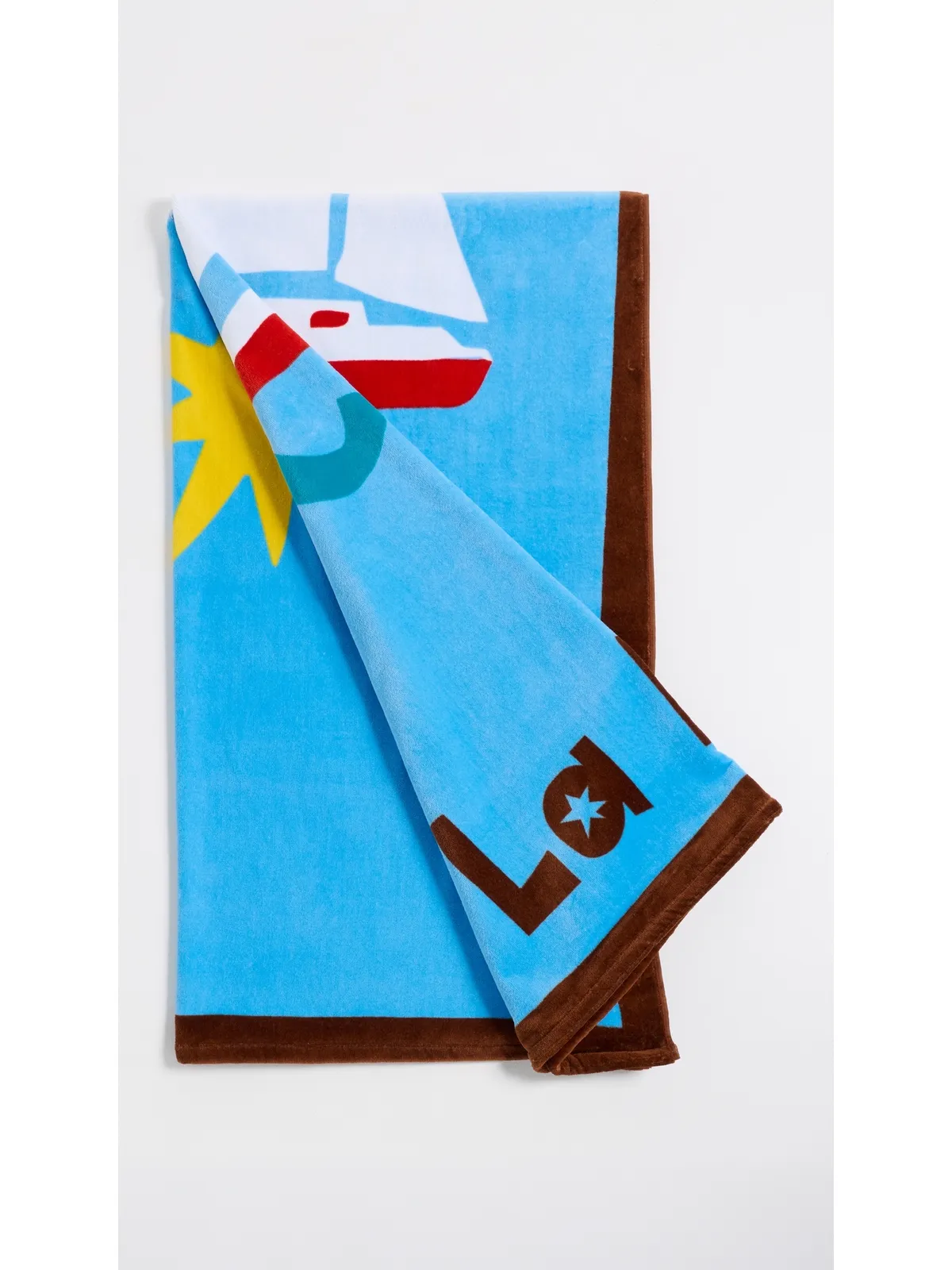 Jonathan Adler プラヤ ラ メール ビーチタオル ブルー - 画像3