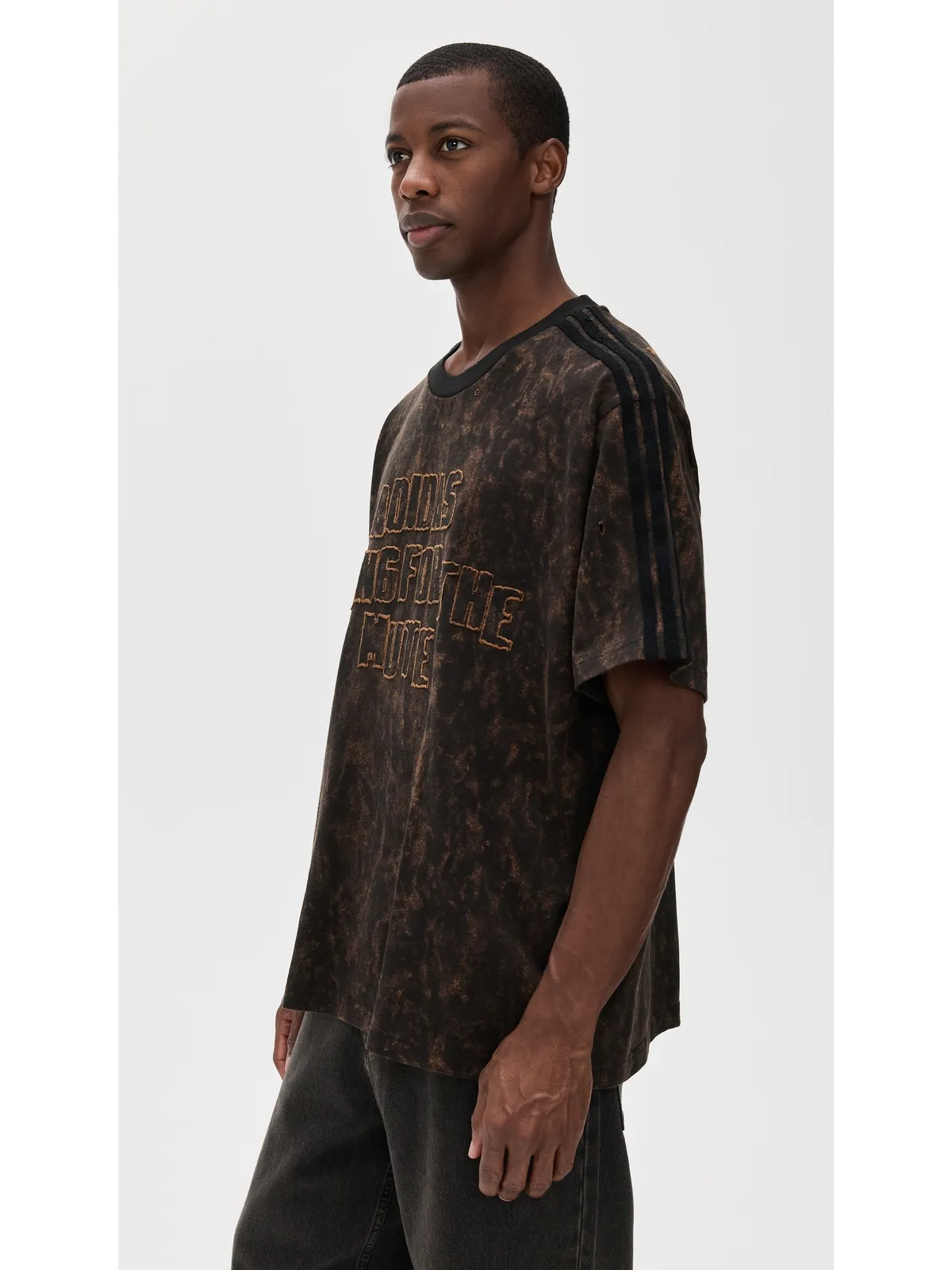 adidas Adidas x SFTM Tee ブラック/ワイルドブラウン - 画像6