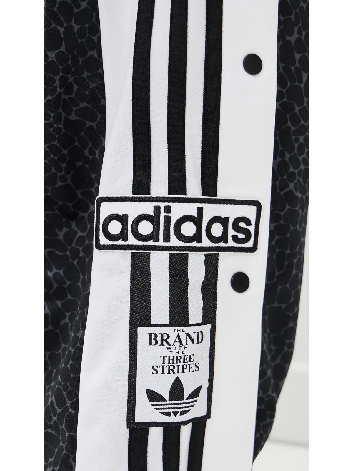 adidas AOP アディブレーク パンツ ブラック/グレー - 画像6