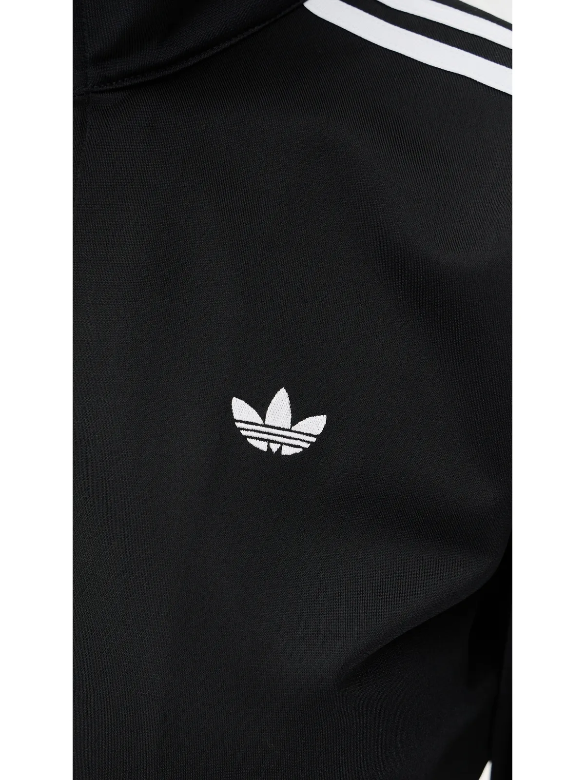 adidas スモック入りファイアバード トラックトップ ブラック M - 画像6