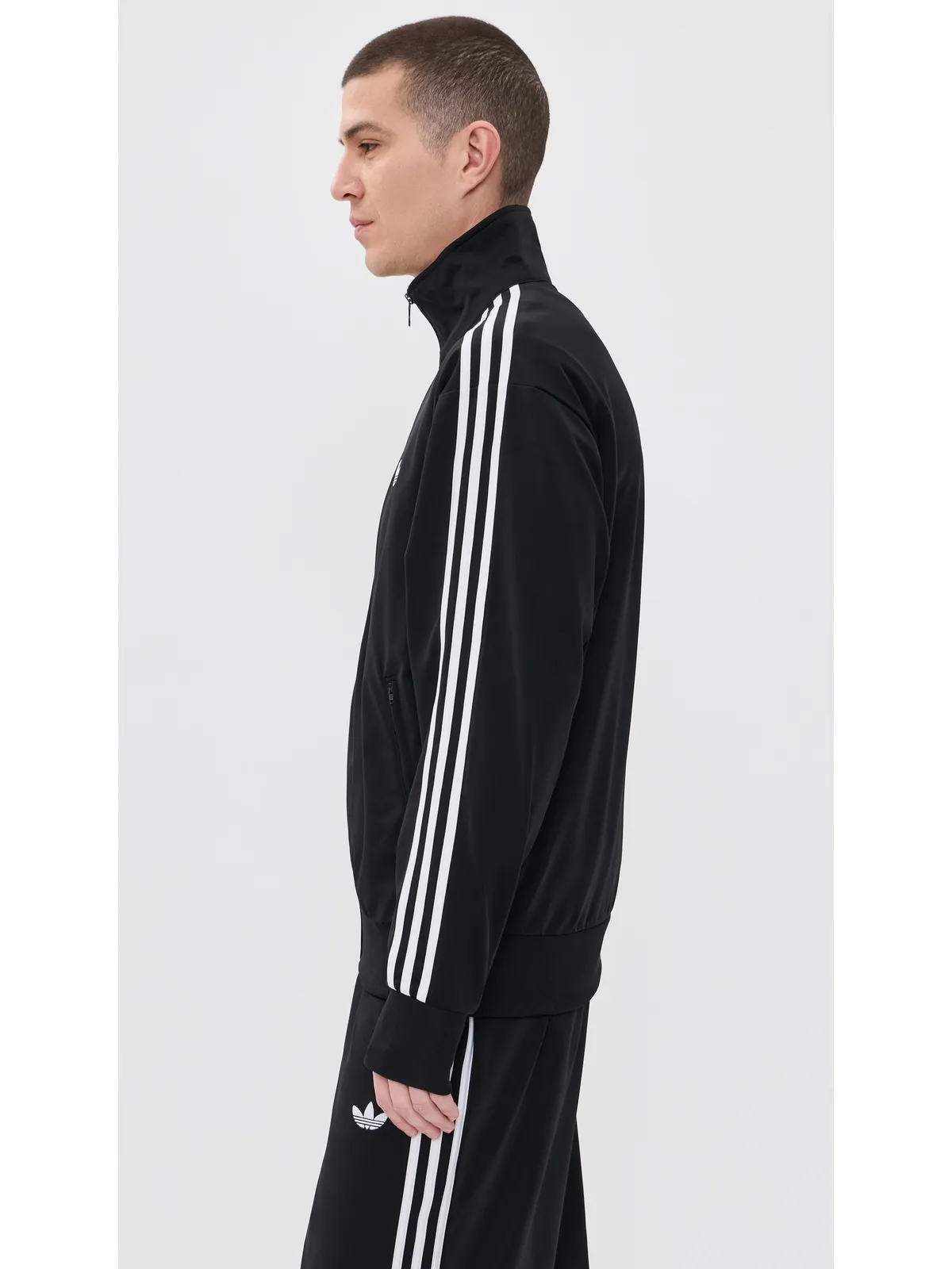 adidas ファイアーバード トラックジャケット ブラック - 画像4