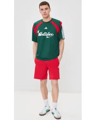 adidas House of Tiro Nations トラックトップ チーム ダークグリーン/ベター・スカーレット - サムネイル5