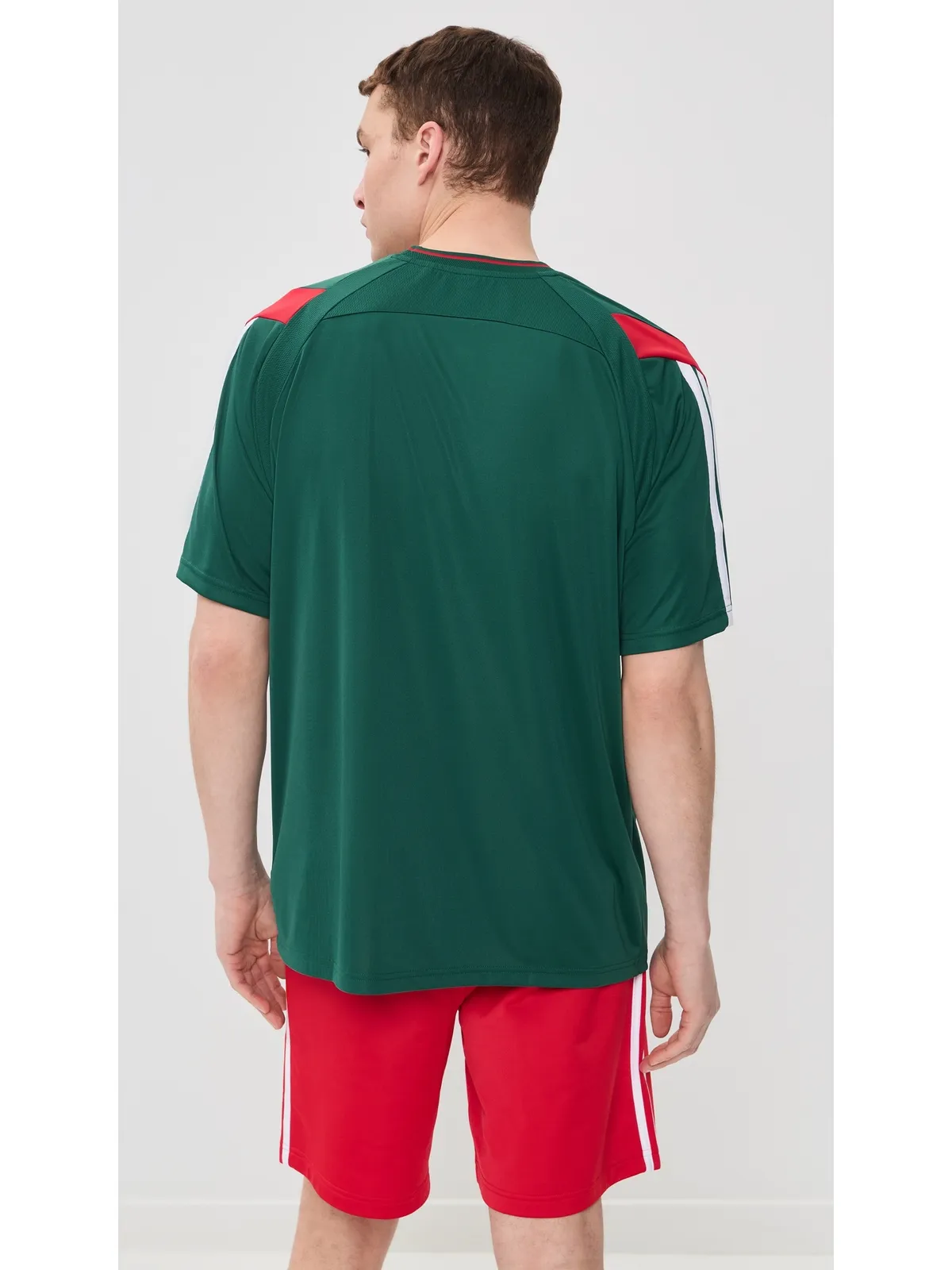 adidas House of Tiro Nations トラックトップ チーム ダークグリーン/ベター・スカーレット - 画像3