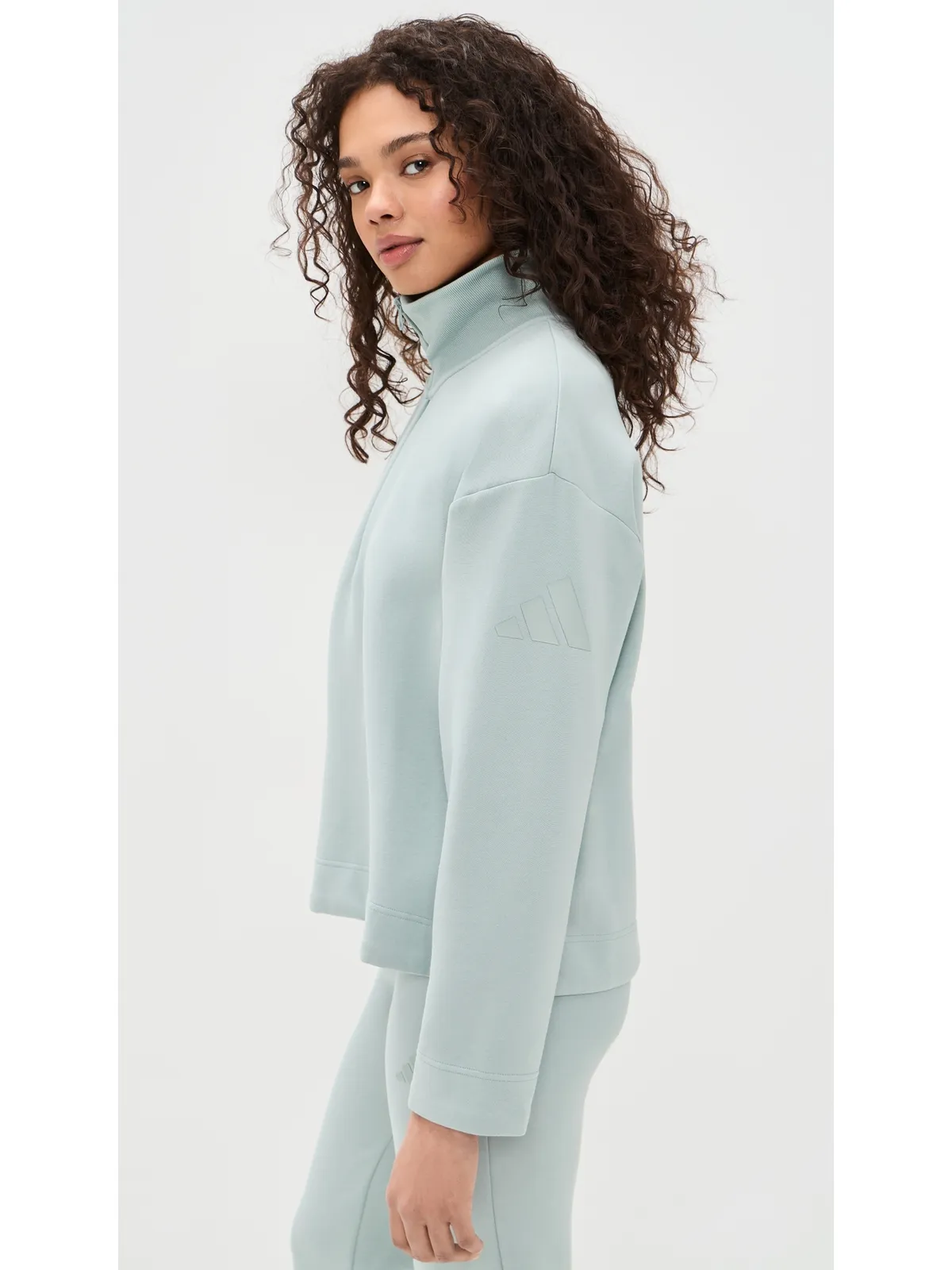 adidas ソフトラックス トラックトップ ワンダーセージ M - 画像4