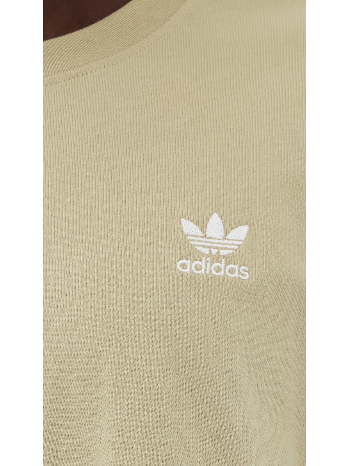 adidas Trefoil Essentials オーバーサイズTシャツ ストーンカーキ M - 画像6