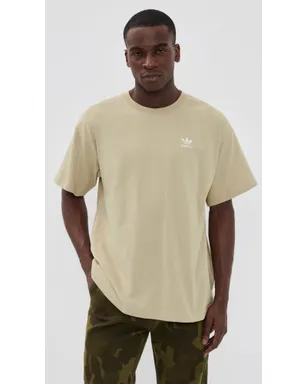 adidas Trefoil Essentials オーバーサイズTシャツ ストーンカーキ M - サムネイル2