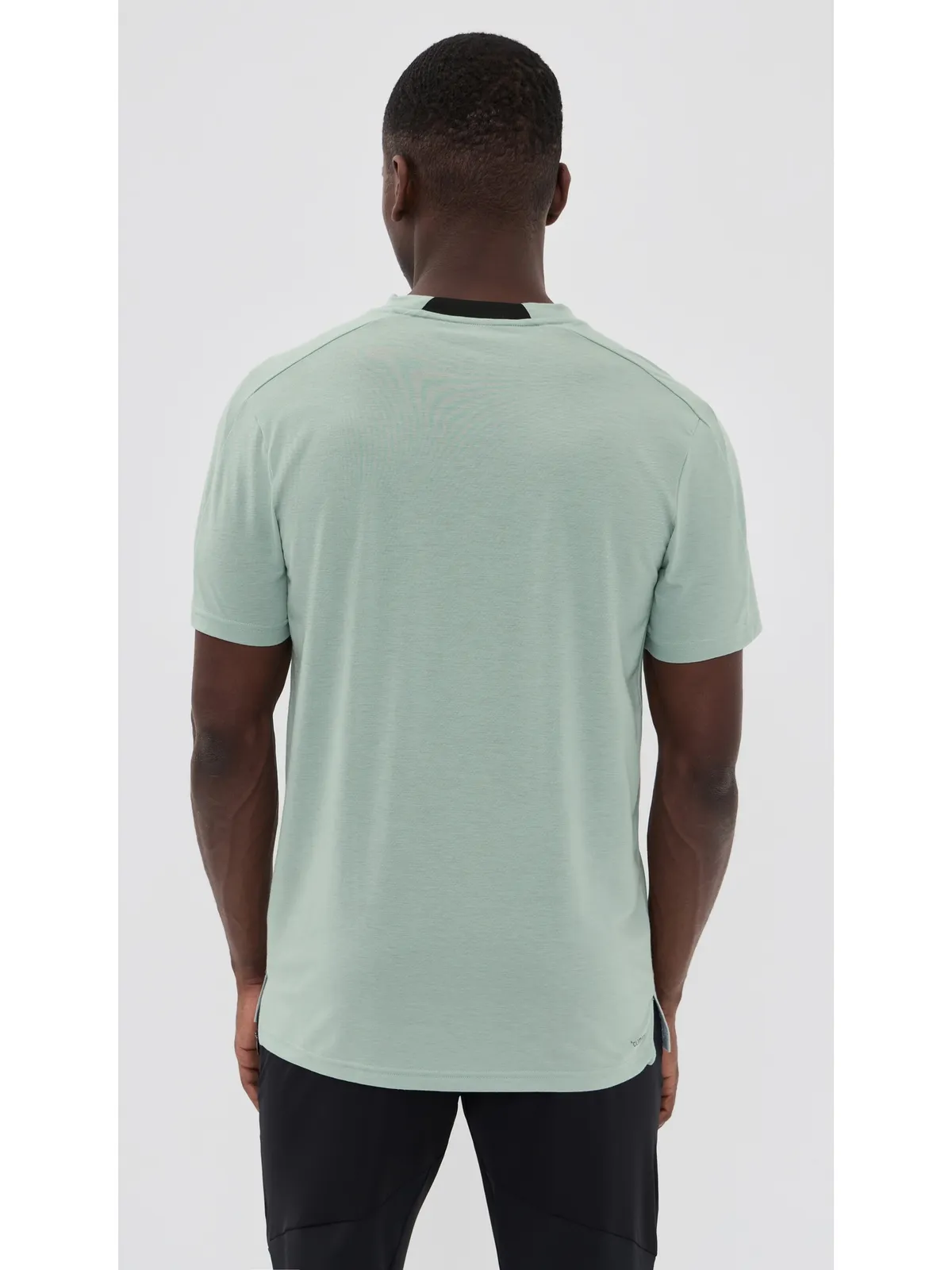 adidas トレーニング用 3ストライプ ワークアウト Tシャツ ワンダーセージ サイズM - 画像3
