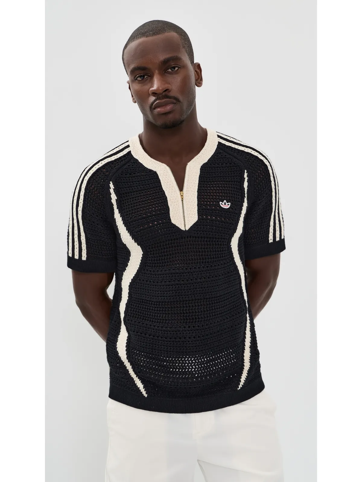 adidas エディソン・チェン コラボ ニット ジャージー Tシャツ - 画像2