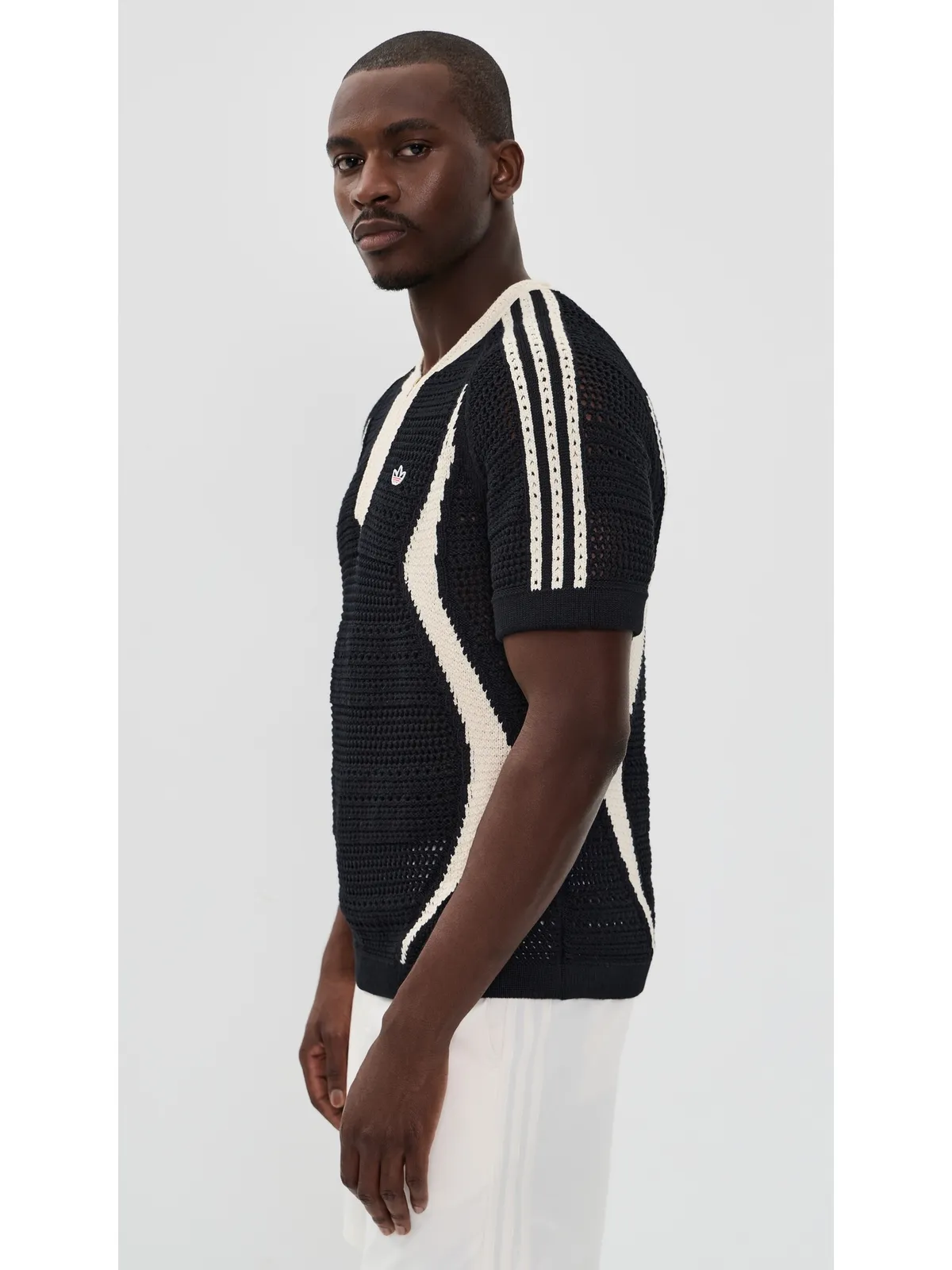 adidas エディソン・チェン コラボ ニット ジャージー Tシャツ - 画像4